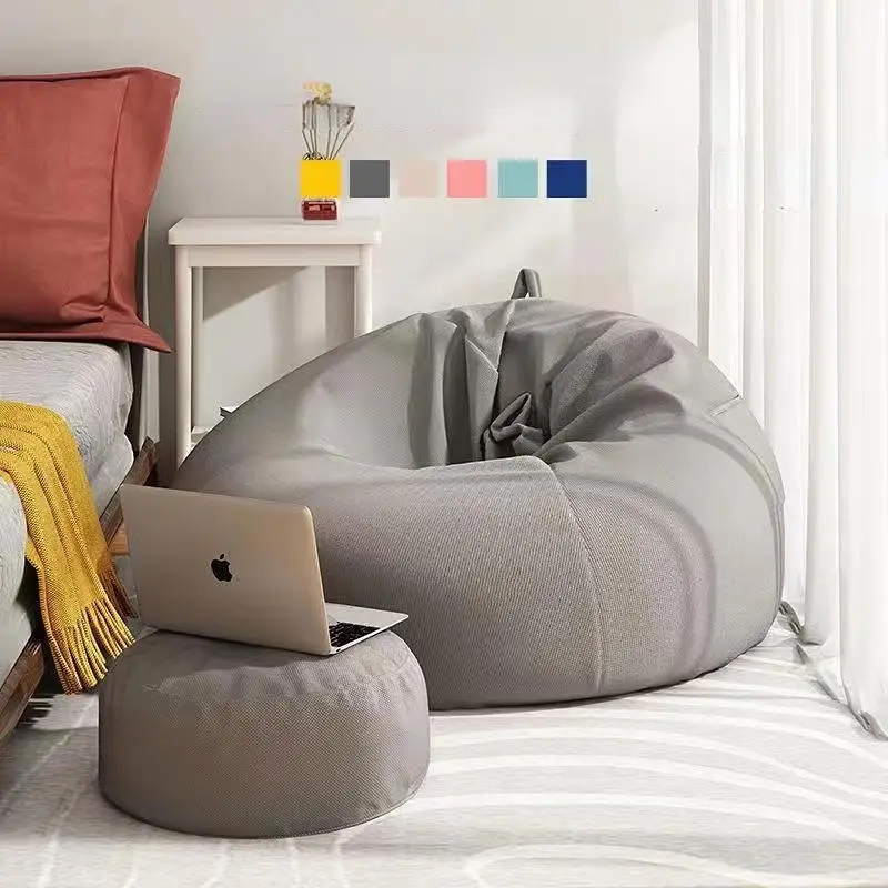 Bọc Ghế Sofa Cho Người Lớn Và Trẻ Em, Thiết Kế Đơn Giản Và Cổ Điển, Túi Đậu, Không Bao Gồm Đồ Nhồi