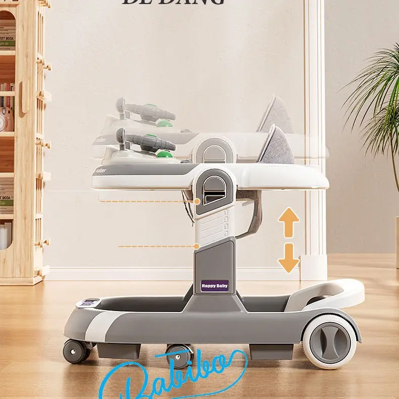 Xe tập đi cho bé Cao Cấp BABIBO KIDS tặng kèm bàn đồ chơi có cán đẩy và lót chân 6