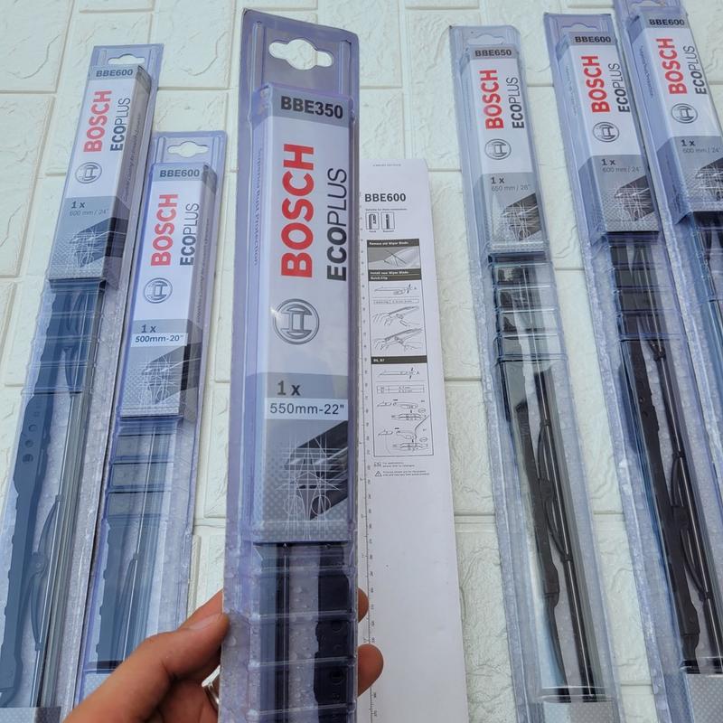 Cần gạt mưa HYUNDAI I10, I20, I30 Loại BOSCH AEROFIT không xương Silicone, loại BOSCH ECOPLUS thân cứng xương sắt Cao Su Phụ Tùng 5