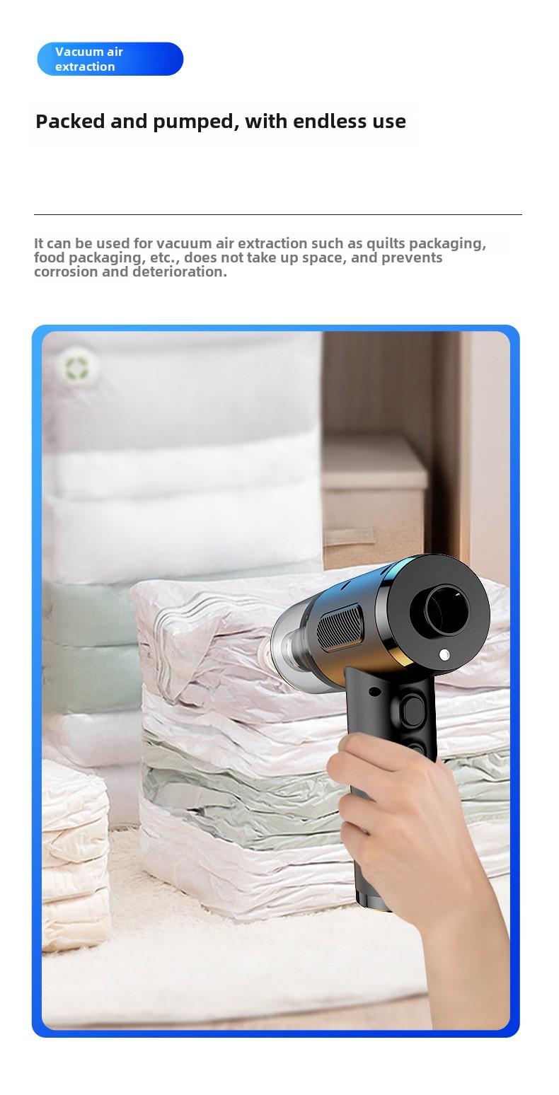 Product Introduction of Duster Blowing and Suction Integrated Handheld Pumping High-Power Computer Chassis Keyboard Wireless Duster 12