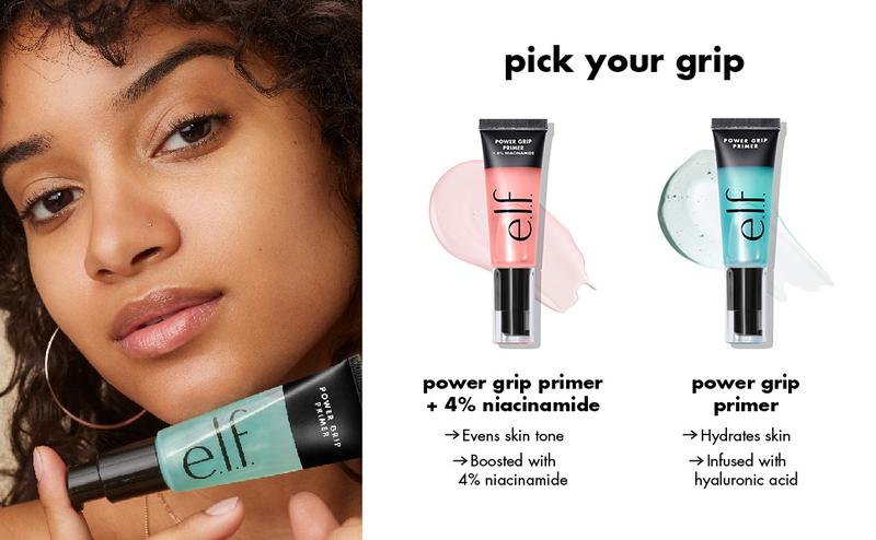 Product Introduction of e.l.f.. Power Grip Primer | Gel-Based & Hydrating Face Primer For Smoothing Skin & Gripping Makeup | Moisturizes & Primes | Hyaluronic Acid Moisturizer Cosmetic 24 ml 15