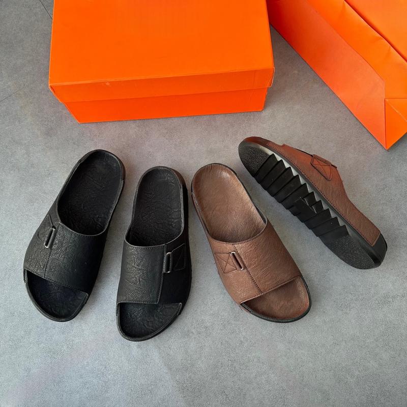 Dép Nam quai ngang gắn khoá cao cấp, đế đúc cao su bền bỉ - nhẹ và ôm chân Nam DéP Đế Bằng Shoes