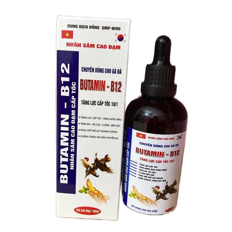  Nhân Sâm Cao Đạm BuTamin -B12 tăng  lực cấp tốc phục hồi thể lực  cho gà đá 