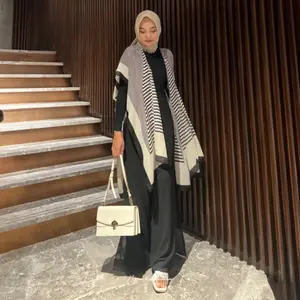 Bynissa - Jagadita Outer - Kardigan Motif - Voal - Elegan - Anggun - Kuliah - Kerja - Wanita Muslim Cardigan