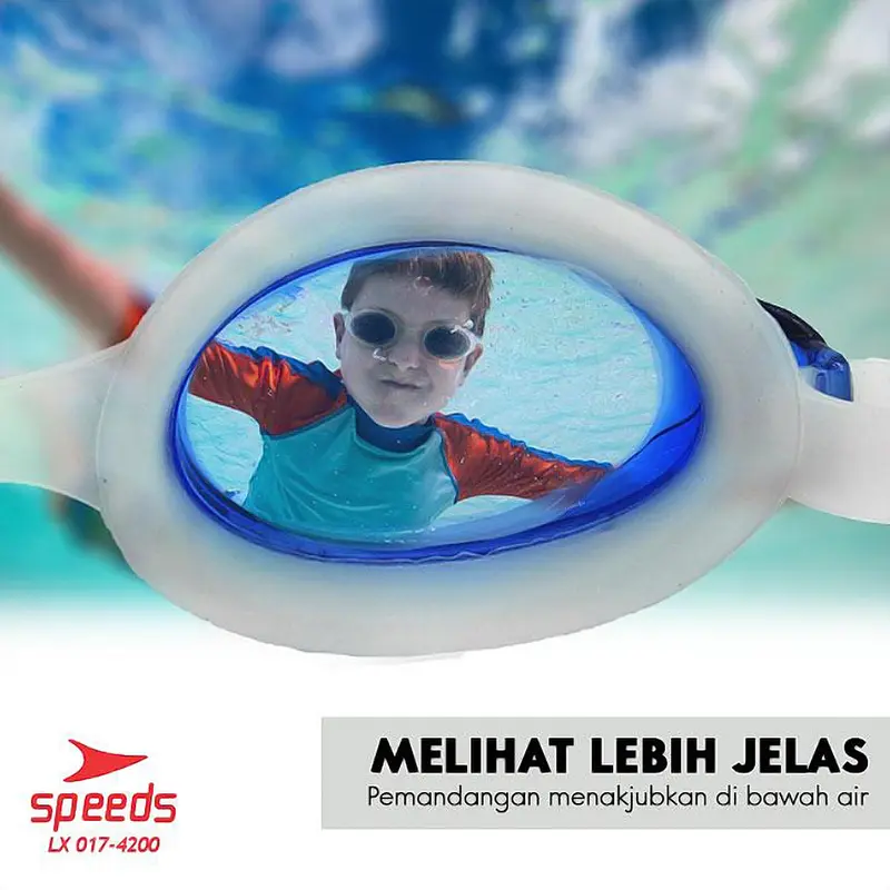 Kacamata Renang Swiming Remaja & Dewasa Clear Bening Berwarna Anti Embun UV Googles Speeds 4200 2