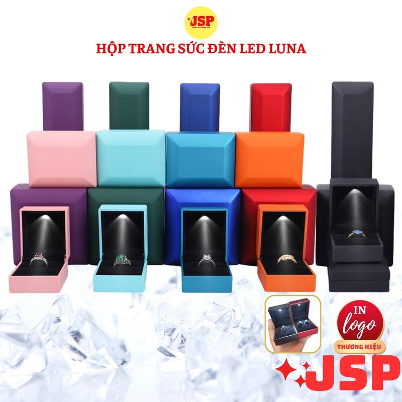 Hộp đựng trang sức có đèn Led hộp đựng nhẫn dây chuyên lăc tay hộp nữ trang có đèn JSP Chống Nước