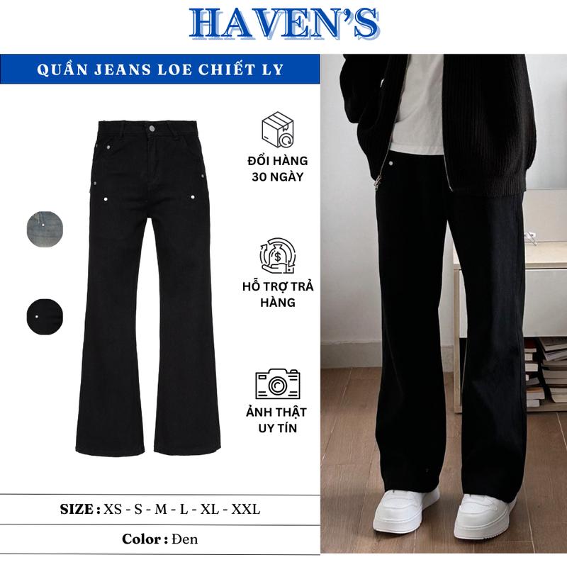 HAVEN'S X HÀO M73 REVIEW | QUẦN JEANS LOE NAM NỮ CHIẾT LY HAVEN'S 15# 16# quan  jean