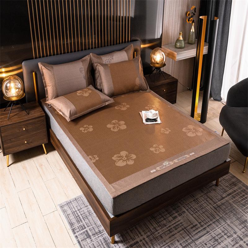 CHIẾU MÂY HÀNG CHUẨN ( CHUNQIU ) điều hoà 4 mùa mát lạnh kèm túi đựng - TẶNG 2 VỎ GỐI