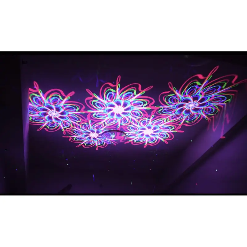 Đèn Laser 3D ( Bay Phòng) : Laser Show S10-Pro cảm Biến nhạc Chiếu 3D Hơn 1600 Hiệu ứng Hình thú 3D, quét tia Laser 3D, Hoa văn 3D Full phòng chuyên dùng cho  Bar , Phòng bay , Karaoke 5