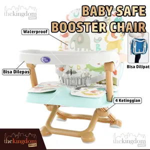 Baby Safe BO02A BO02B BO02 Booster Folding Chair Pop N Eat Seat Kursi Bangku Duduk Makan Anak Bayi Lipat