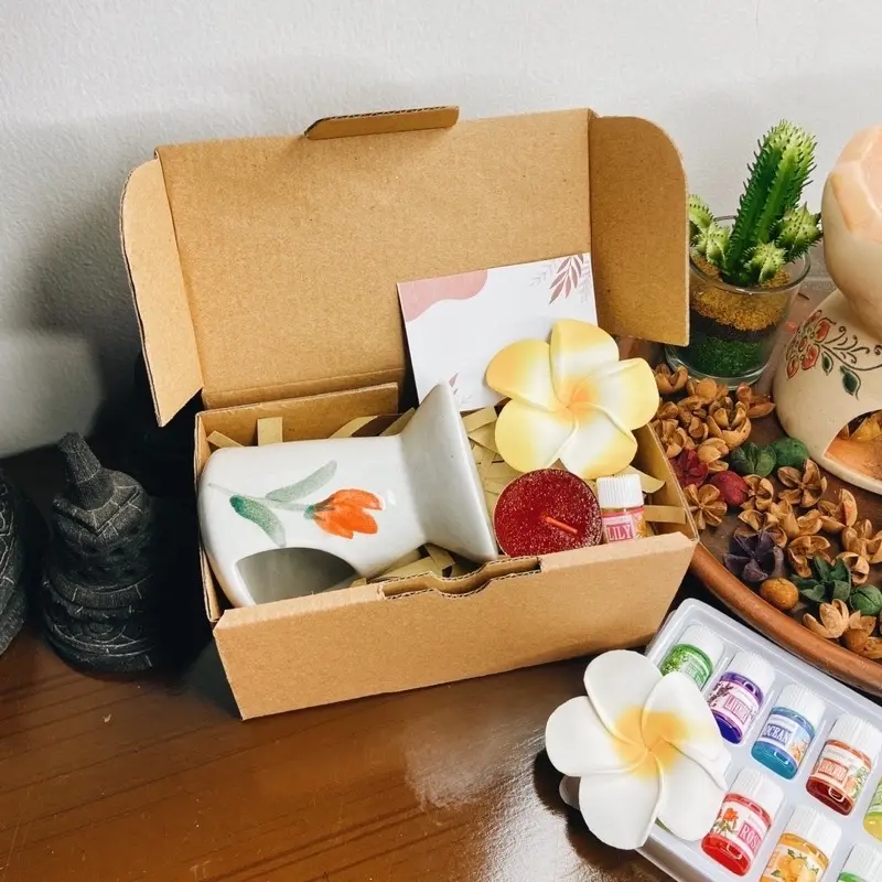 Gift Box tungku aromaterapi hampers/gift Box aesthetic vintage / hampers lebaran 0