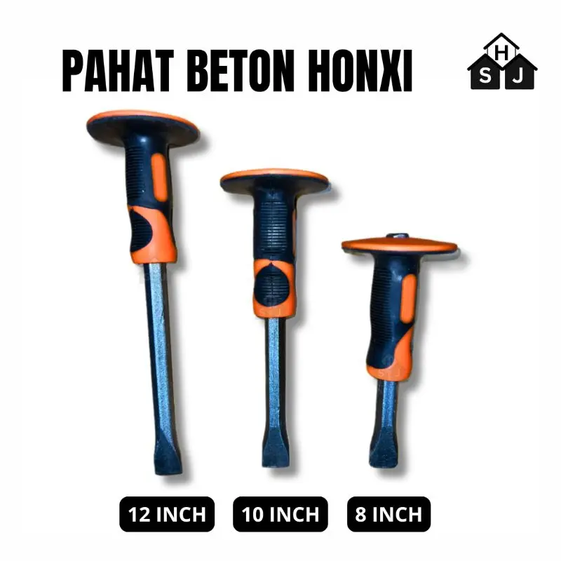 Pahat Beton Batu Topi Ukuran 8" 10" 12" Inch / Betel Topi Tembok / Stone Chisel Honxi