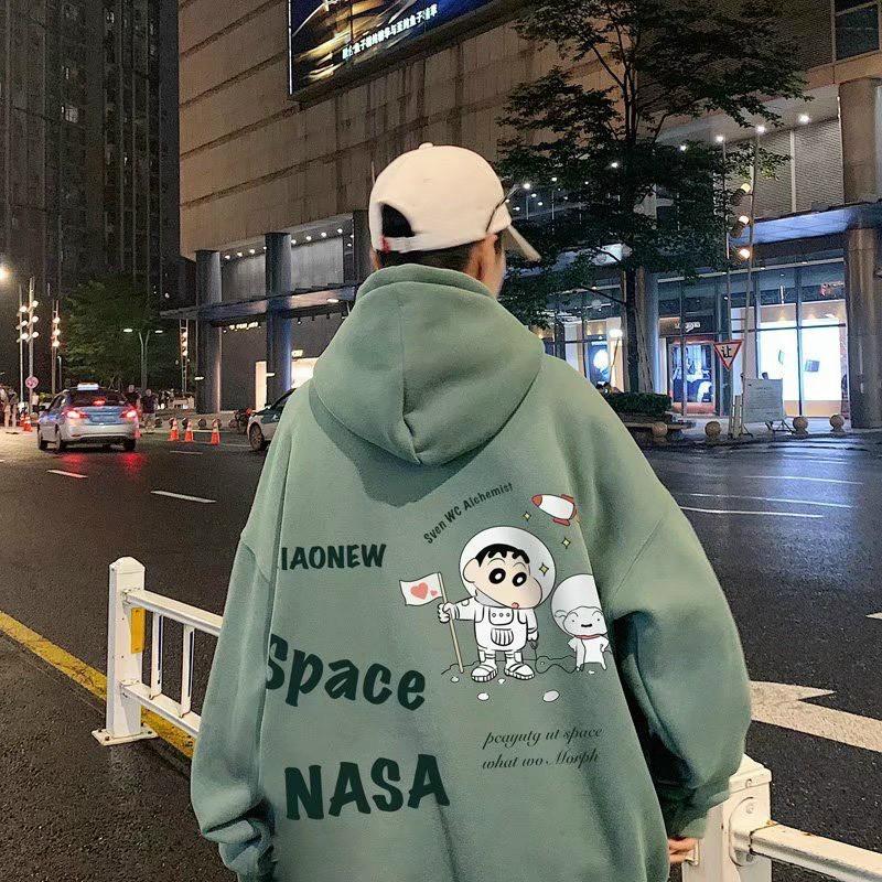Áo khoác hoodie nam nữ Space NASA in 3D cá tinh.nón 2 lớp cực xinh - áo nỉ nam nữ siêu hot, Chất liệu vải nỉ cao cấp, Hàn Quốc - Nhung, Menswear