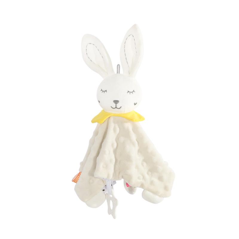 Product Introduction of Cute Cartoon Animal Comfort Cloth, 0-year-old Baby Comfort Toy Comfort Cloth with Doll Comfort Cloth 4