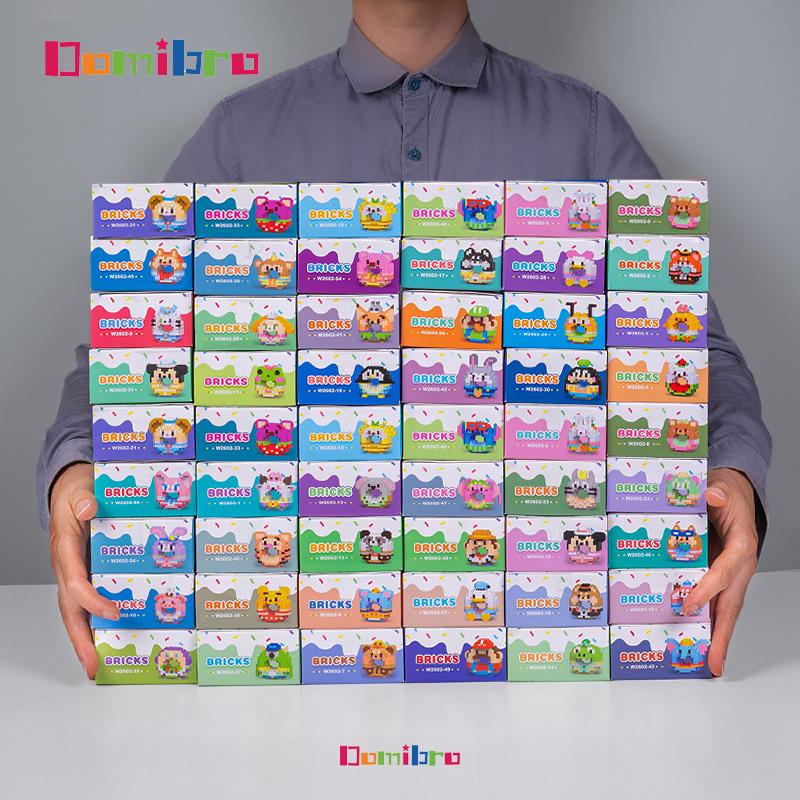 Blocks Rabbit Donut Mini Building Blocks Donuts Animal Creative Cartoon Dolls Children ...