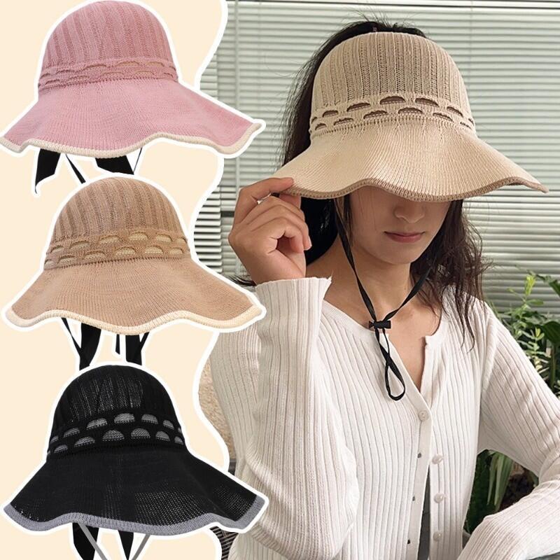 Product Introduction of Eave Protection for Women Anti-UV, Adjustable, Foldable Empty Top Hat Large Brim Sun Caps - Travel Visor Sunshade Beach Cap 45