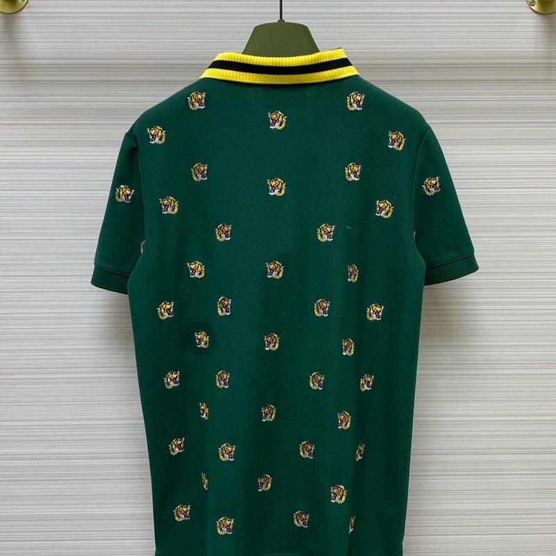 Áo polo xanh nam thêu hổ hot trend 2025.áo polo QC cao cấp 【r31 model black tối giản tính thời trang thường