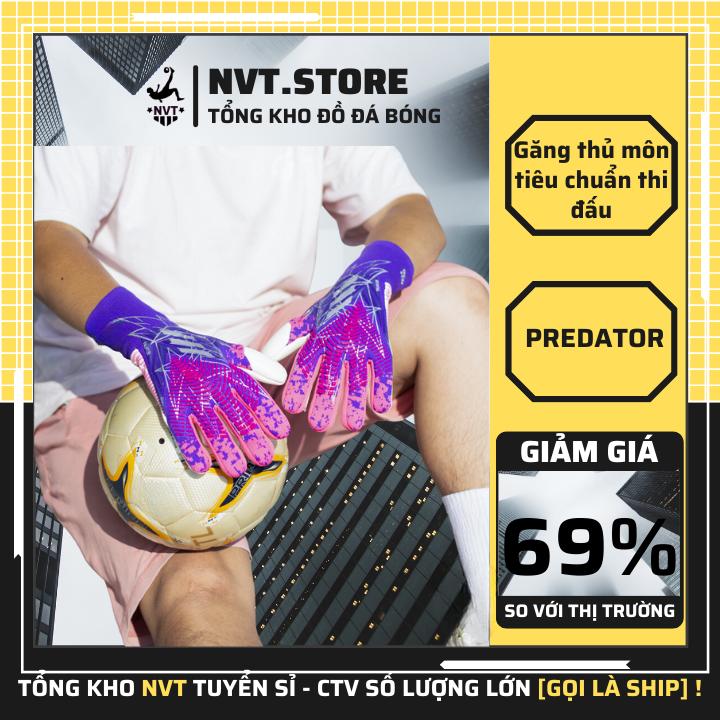 Găng tay thủ môn Predator Mutator người lớn không xương siêu dính, bao tay thủ môn Predator 2022 WC giá rẻ cao cấp - NVT.store