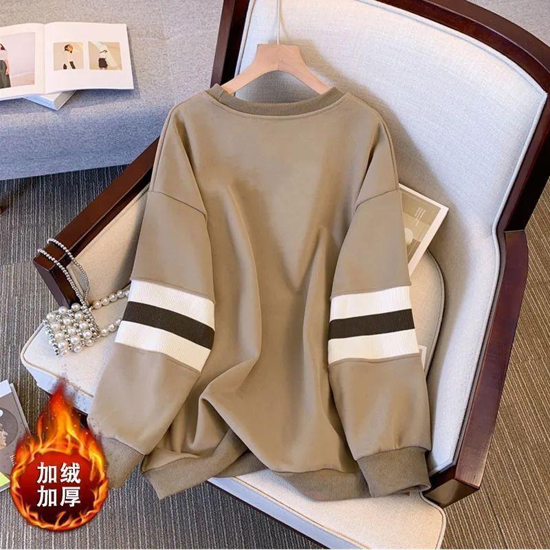 Áo Len Cổ Thuyền Lót Lông Cừu, Thiết Kế Đẹp, Dành Cho Nữ, Phong Cách Phương Tây Mỹ, Áo Dễ Phối Đồ, Thiết Kế Hình Thỏ Hoạt Hình Độc Đáo Thích Hợp Cho Mùa Thu Và Mùa Đông, Hàng Mới Về Năm 2024 Top Women 3