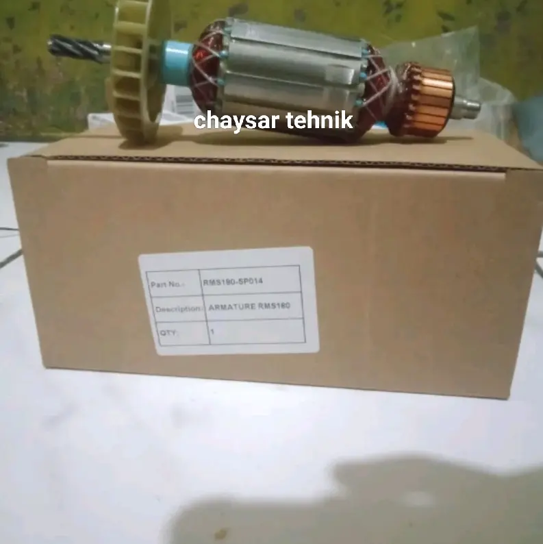 Armature RMS180 Mitersaw 7" Angker Mesin Mitersaw RYU RMS 1807" 2