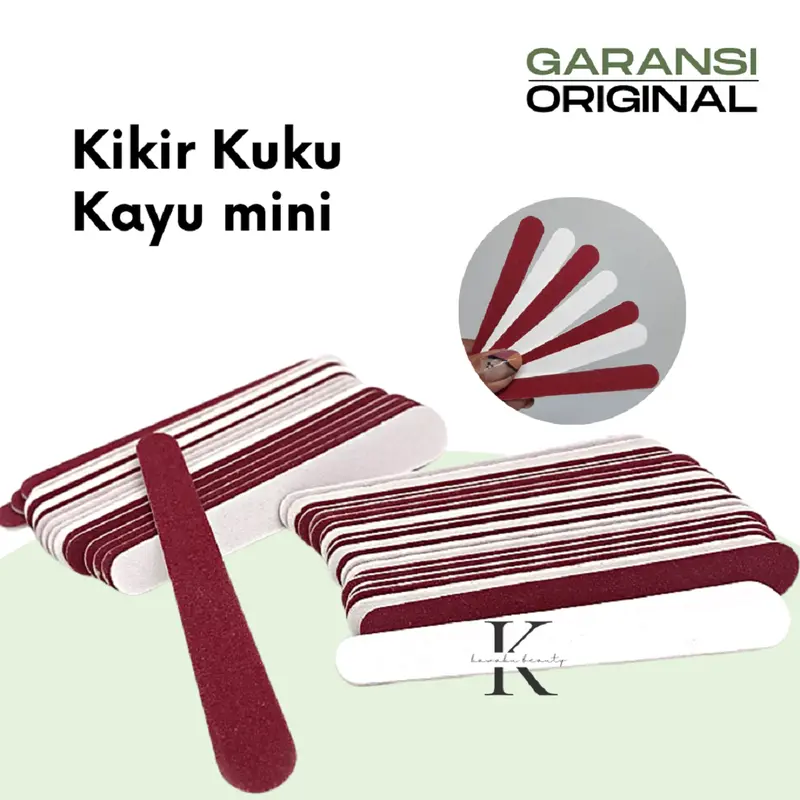 Nail File Kikir Kuku Nail Art Merah Double NT-21 0