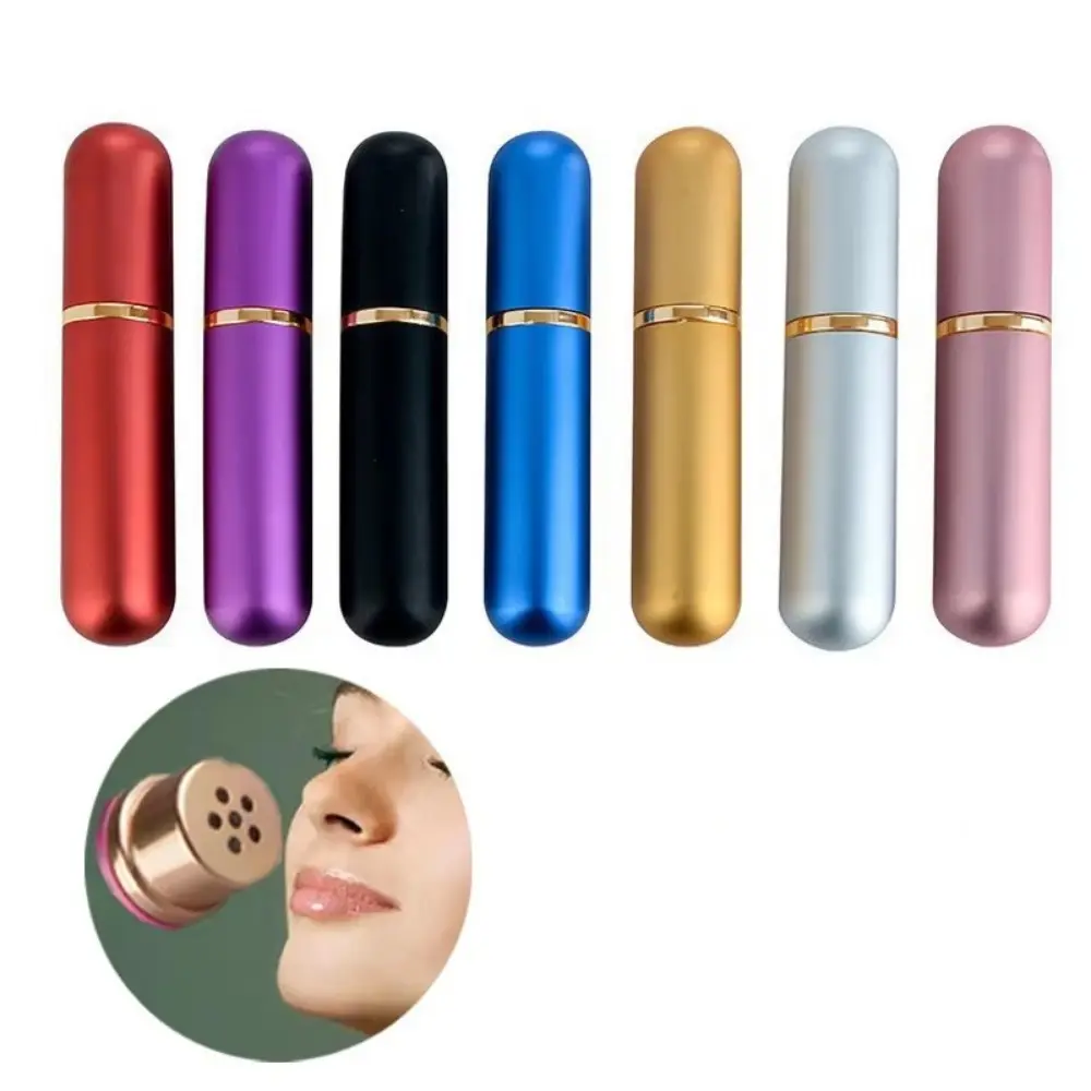 Portable 5ml Aluminum Nasal Inhaler Colored Replacement Aromatherapy ...