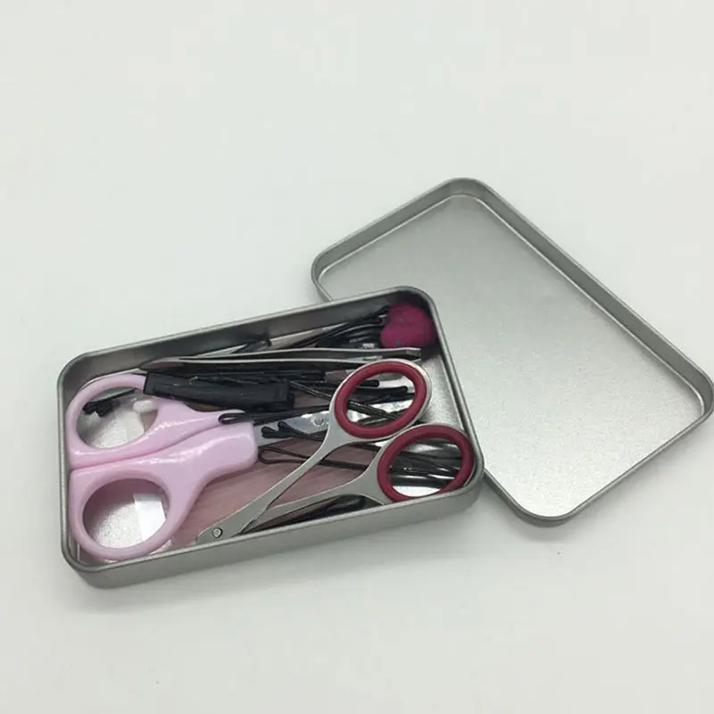 [xtv]1PC Mini Iron Box Slide Cover Storage Box Wedding Portable Tin Boxes Container