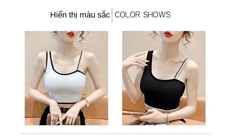 Product Introduction of Áo Vest Hai Dây Đeo Spaghetti Gợi Cảm, Có Đệm Ngực, Lớp Nền, Áo Mặc Bên Ngoài, Thiết Kế Độc Đáo, Bó Sát, Áo Dễ Phối Đồ Dành Cho Nữ, Bộ Sưu Tập 23k Người 10