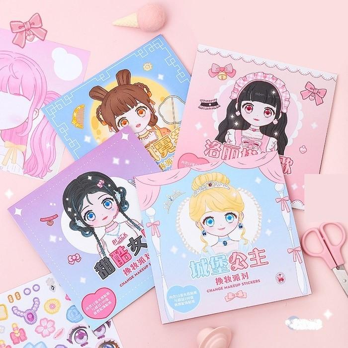 Stiker Sticker Lucu Setiker Reusable Mainan Edukasi Anak DIY ST0034 Toys 4