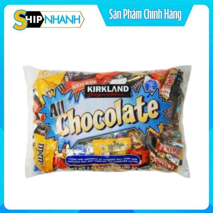  Socola tổng hợp Kirkland Signature All Chocolate 150 viên 2.55kg Mỹ 