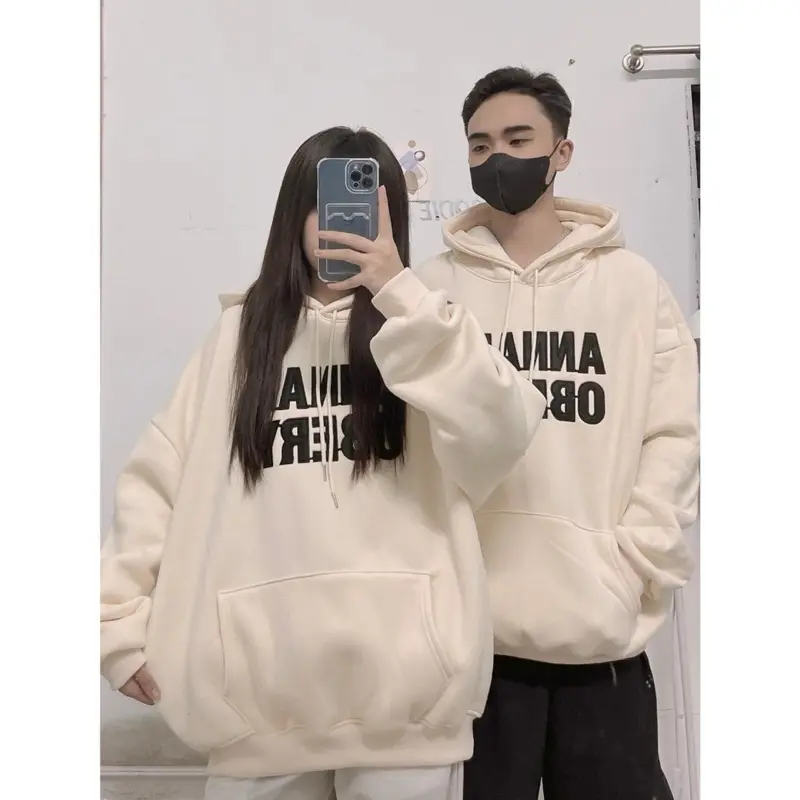 Áo hoodie nam nữ phong cách Hàn Quốc form 45-62kg