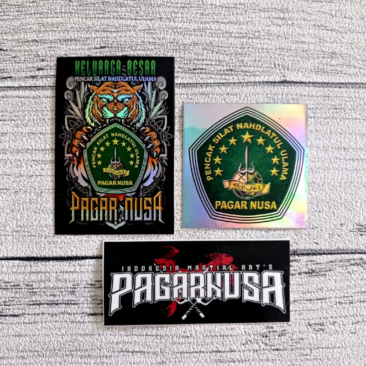 Stiker Pagar Nusa Hologram,  Minimal Beli 2pcs