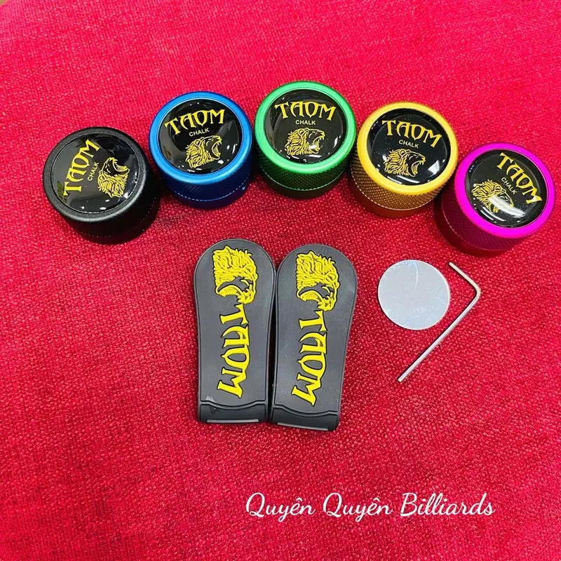 [ Chính hãng ] Lơ/ Phấn bida Taom V10 Xanh Lá/Xanh Dương/Xanh Nhạt/Hồng 4