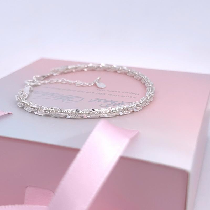 PS59. Lắc unisex bạc cao cấp– by Pure.Silver Concept 6