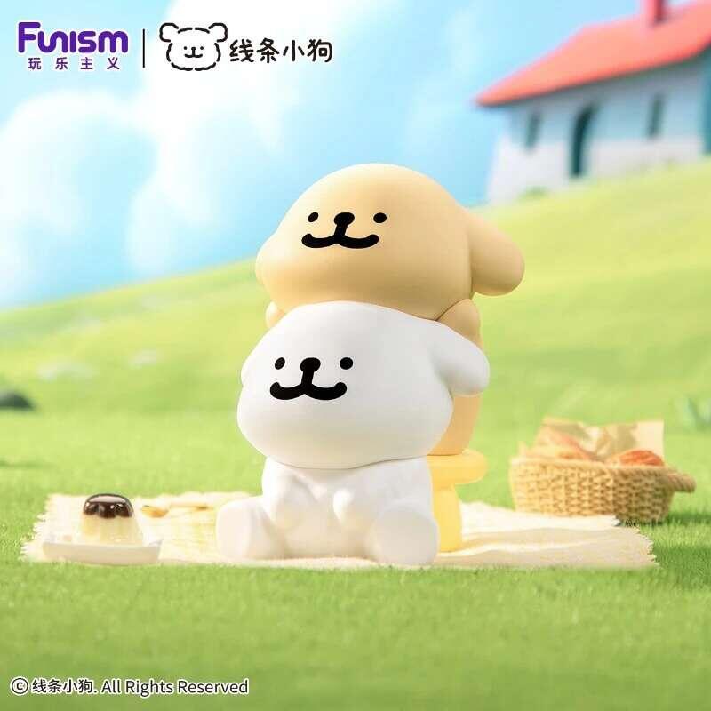 Maltese Happy Sng Series Hot Trend Playing Bd Boxes Cute Doll Mode Desktop Decorations Ornaments Toys Collection Gifts 2