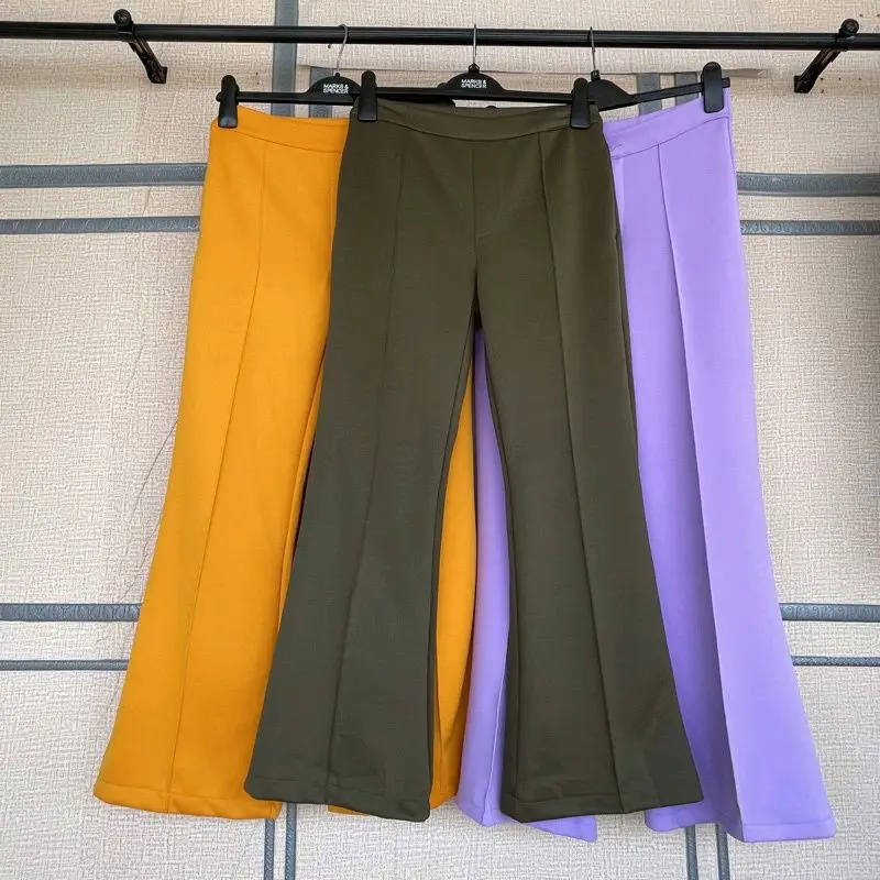 Celana CUTBRAY JUMBO Matt SCUBA Nyaman Tebal Lembut Wanita Panjang Kain Kaki Formal Pant 6