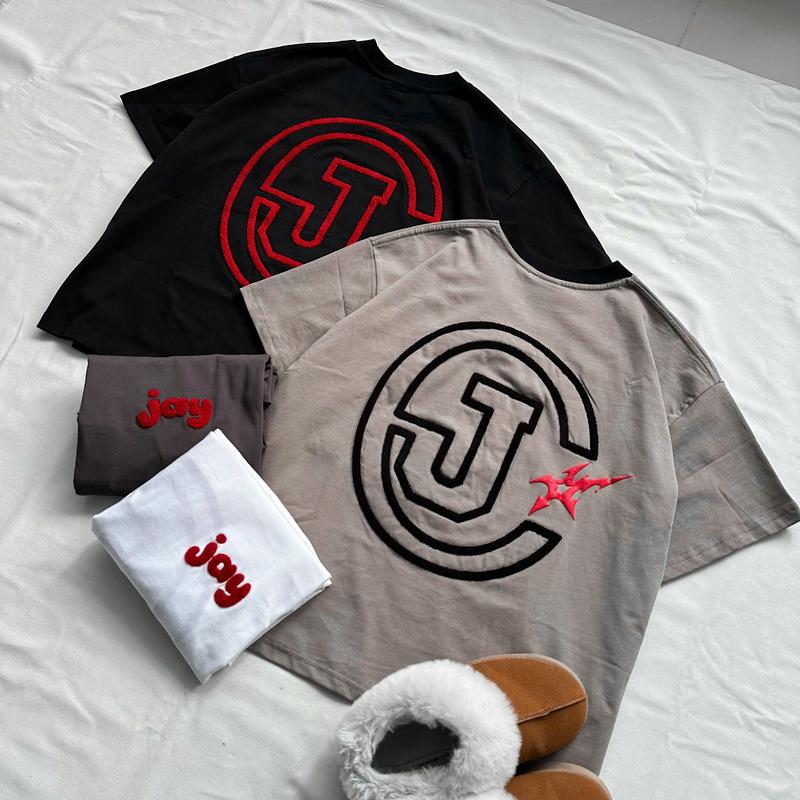CICI TEE BOXY - Áo thun cổ tròn form rộng nam nữ unisex màu ĐEN/TRẮNG/XÁM CHÌ  Áo phông boxy Brand Jaystoree Menswear 0