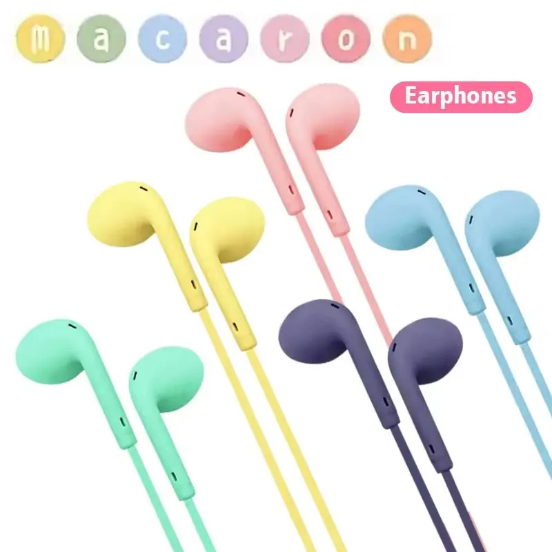 Less than the price of milk tea! Rainbow Sports Earphones 3D stereo | Line controlled song switching/phone answering