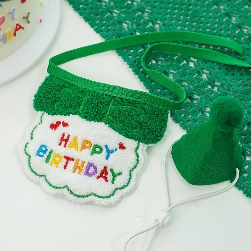 Product Introduction of Cute Dog Birthday Outfits Puppy Birthday Hat Cat Dog Birthday Bandana Boy Girl Pet Party Accessories for Small and Medium Dogs 19