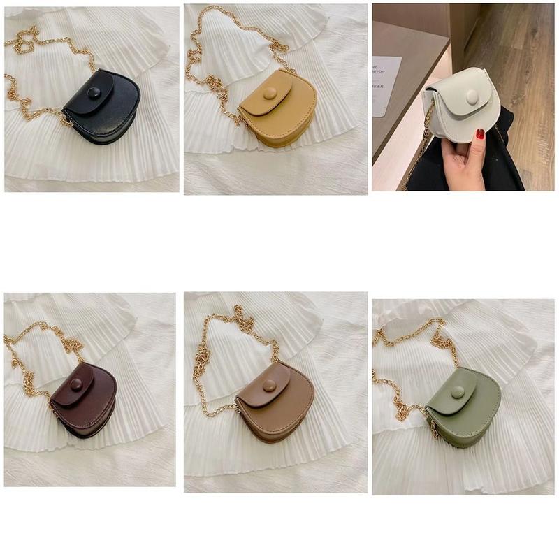 Product Introduction of Elegant Cute Handbag Pouch Boy Cross Body Bag PU Leather Chain Purse Child Girls 13