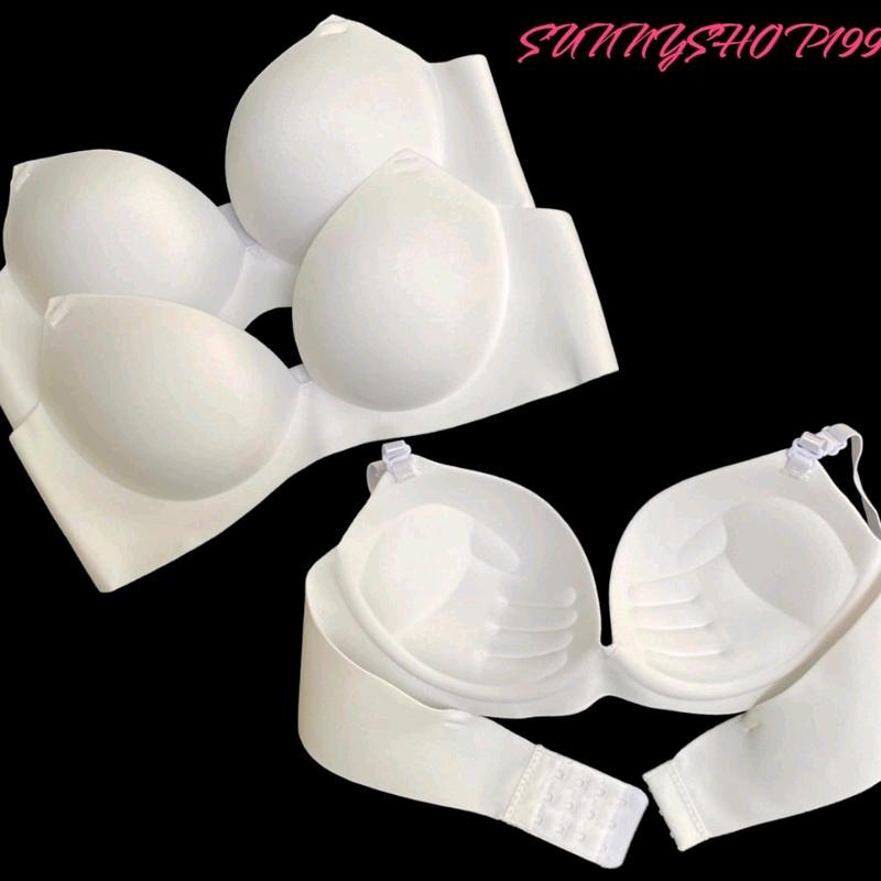 [ Tăng 1 size ]COMBO 3 áo lót Su trơn ( áo HS Trắng ) , đệm bàn tay 3 phân đủ size 34-36-38-40.  Bra