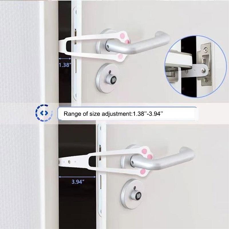 Product Introduction of Chốt cửa mèo, với bộ ổn định, Giá đỡ cửa mèo Có Thể Điều Chỉnh 5 kích cỡ, để cho mèo vào 8