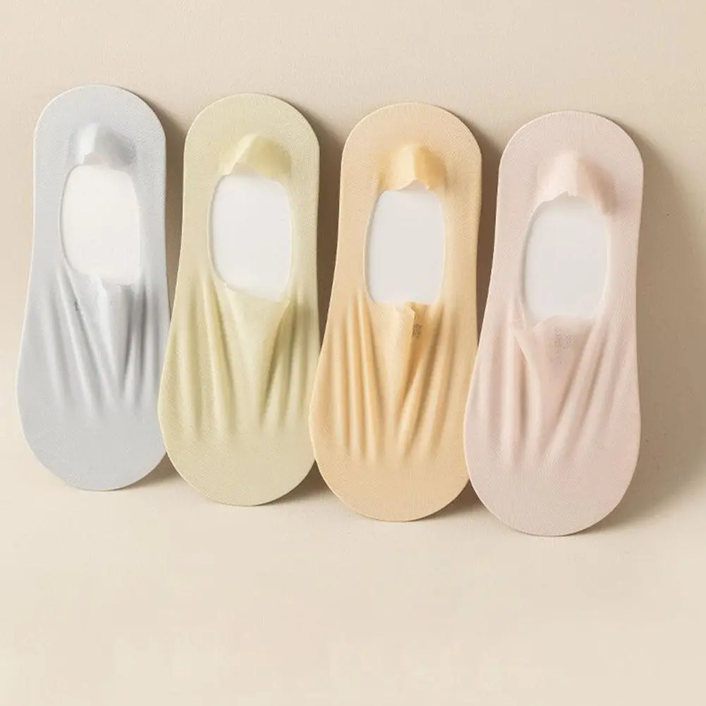 Boat Socks Spring Shallow Mouth Invisible Socks Cotton Anti-slip Socks
