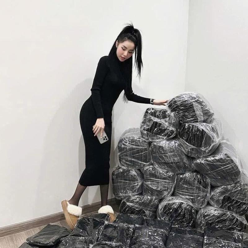 Váy Len Dáng Dài [VL1200 OVER DƯỚI 85kg ] -Đầm len  ôm body tôn dáng 50-85kgg