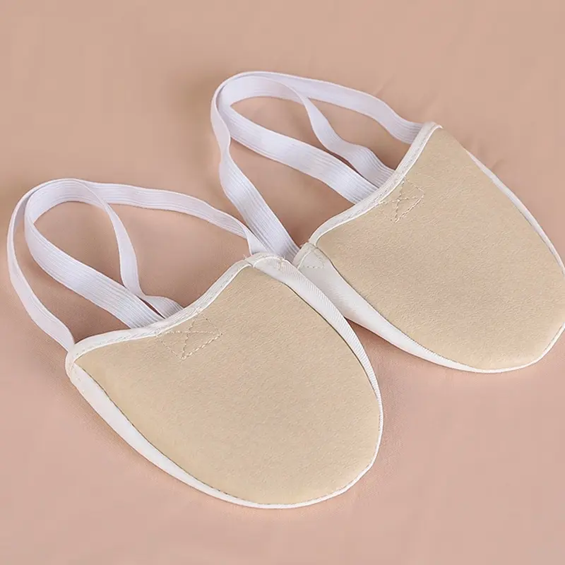 Child Adult Dancing Pads Insoles Half Length Rhythmic Gymnastics Equipment Socks Knitted Roupa Ginastica Sole Shoes Art Gym