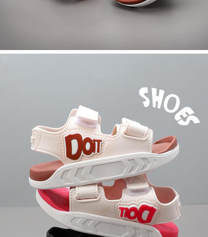 Product Introduction of Children's Sandals 2024 Summer Girls Casual Fashion Boys Baby Non-Slip Soft Bottom Korean Style Junior Beach Shoes 3