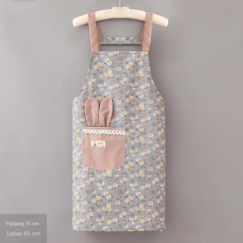 Canvas cotton apron home kitchen can strap back hand pure cotton women apron fashion Princess Western style new
