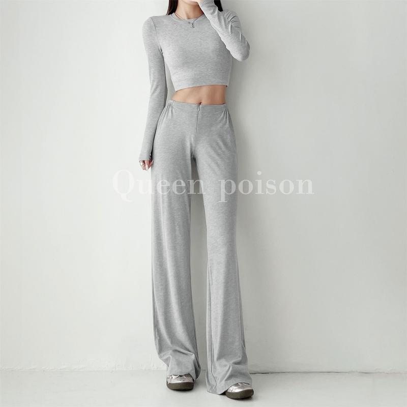 Quần Tập Thể Dục Yoga Thể Thao Xếp Nếp, Dành Cho Nữ, Phong Cách Lười Biếng Mùa Thu, Dài Đến Chân, Ôm Hông, Ống Rộng, Cỡ Nữ, Cỡ Gợi Cảm, Tỷ Lệ Eo-Hông, Được Thu Thập Bởi 964 Người 3
