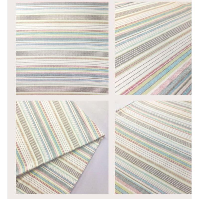 Kain Katun Motif Salur Dobby Yarn Dyed (Gamis Triset Dan Gamis Salafina) lebar 150 cm 2