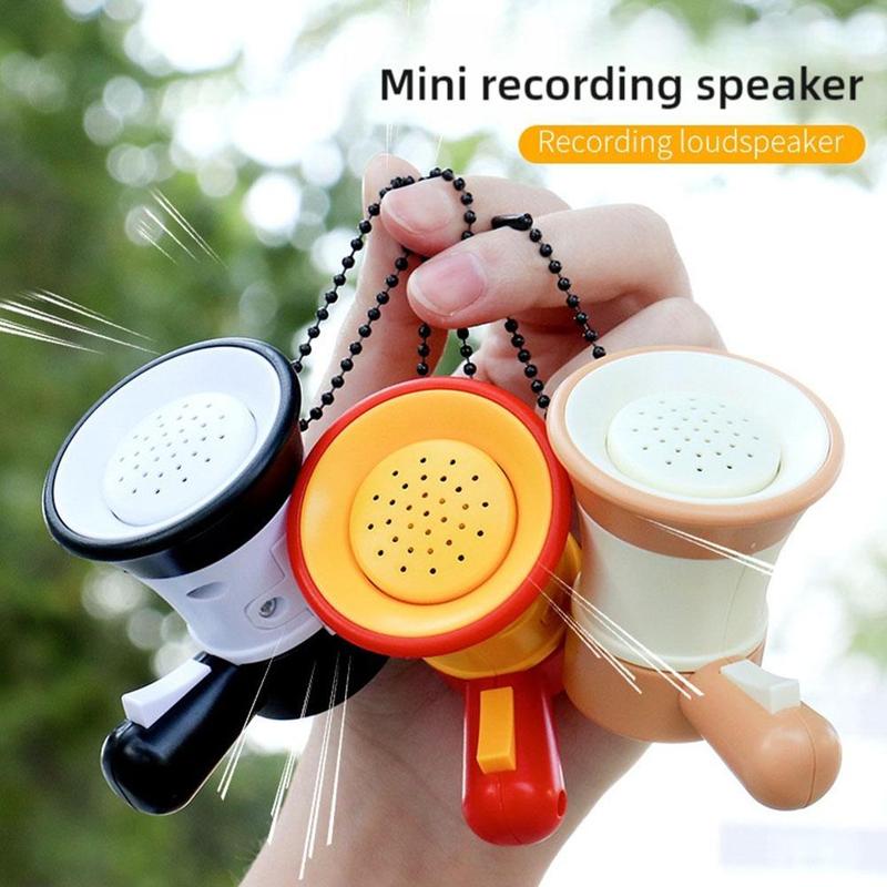Product Introduction of Móc Chìa Khóa Loa Ghi Âm, Kích Thước Nhỏ Loa Cầm Tay Mặt Dây Chuyền Giải Tỏa Căng Thẳng Thích Hợp Cho Ba Lô, Phụ Kiện, G9I8 24